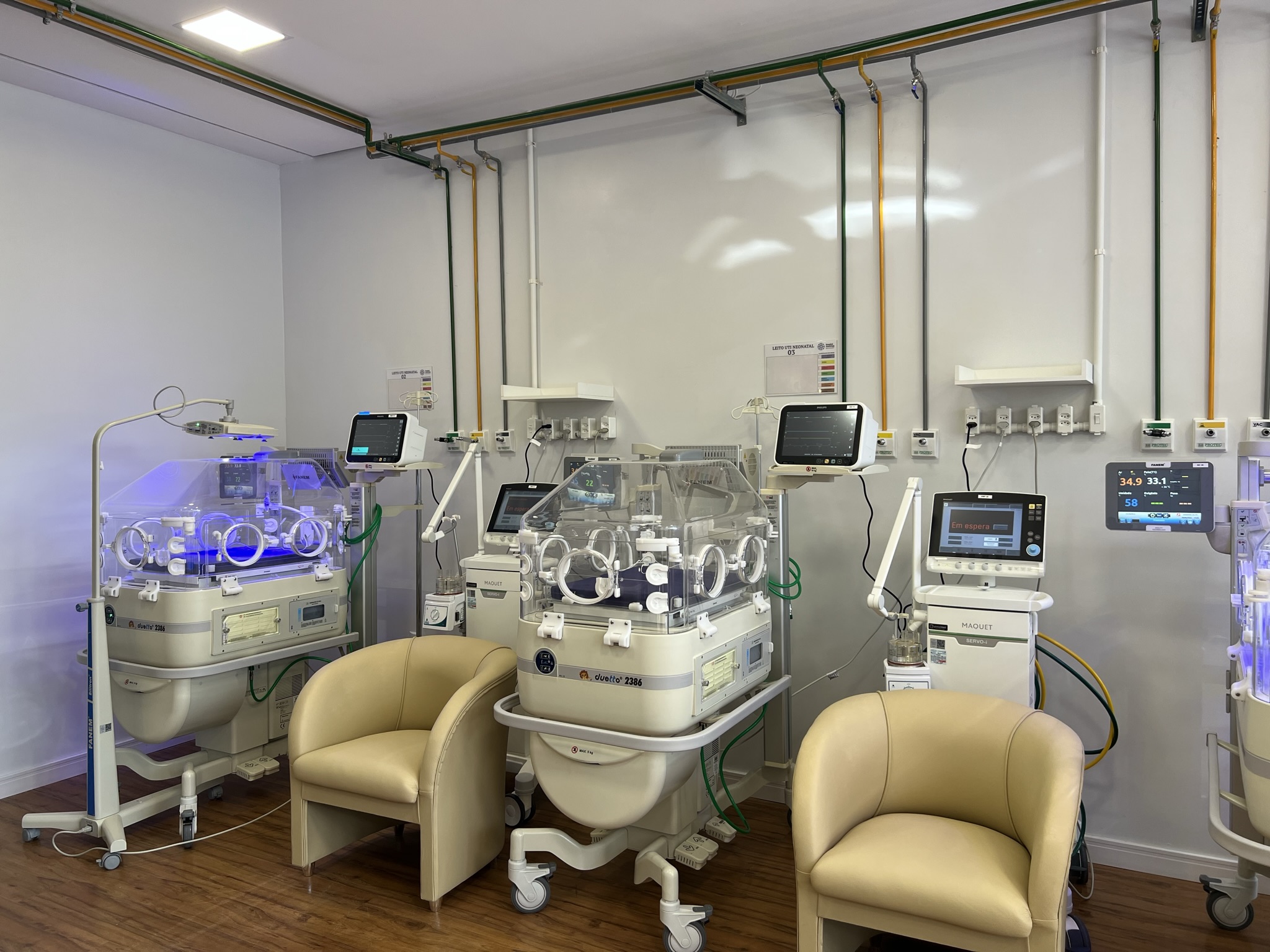 Hospital Azambuja inaugura UTI Neonatal Maria Ogliari Venzon